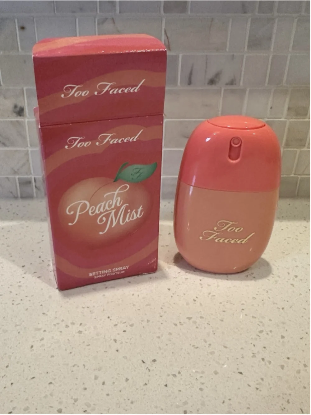 Too Faced Peach Bundle | hydrating mist, primer, & powder | NEW | SEALED